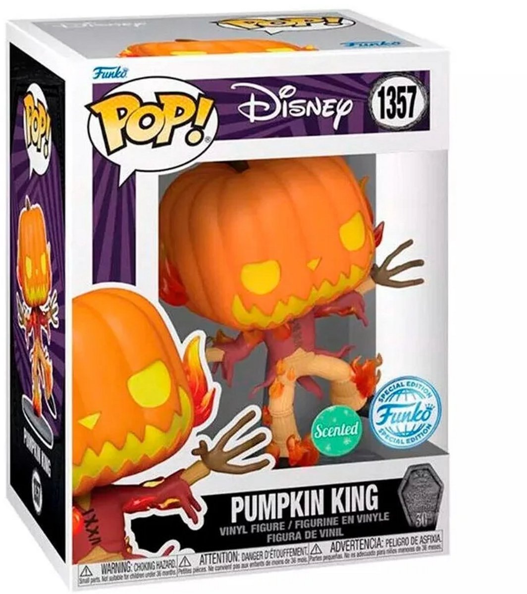 Funko-pop ! Disney - Roi Citrouille #1357 parfumé exclusif