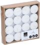 Arti casa bougies chauffe-plat 32 pièces - bougies chauffe-plat blanches avec 4 heures de combustion - bougies chauffe-plat ø3,7 cm - set de bougies pour la décoration et l'usage quotidien