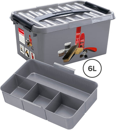 Boîte de cirage de chaussures Sunware q-line 6 litres