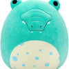 Peluche peluche Squishmallows - alligator tortuga bleu-vert, 40cm