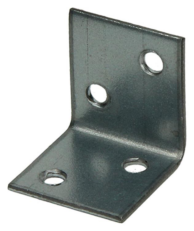 1003136 - ancrage d'angle plaqué 30x30x30x2mm | 100 pièces