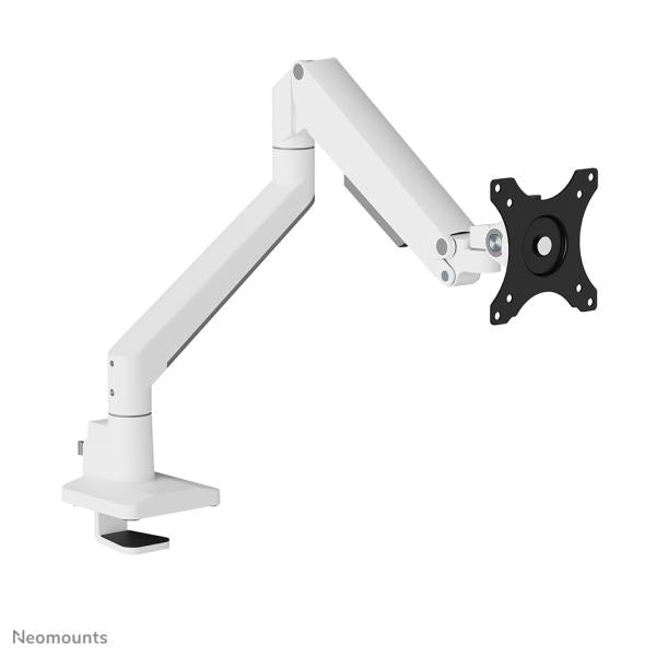 Neomounts Neomounts Desk Monitor Bras, Clamp Bommet, 9 kg, 43,2 cm (17) 88,9 cm (35) 100 x 100 mm, blanc
