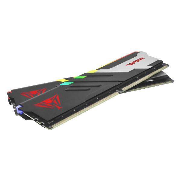 Patriot Patriot PVVR564G600C30K Viper Venom RGB DIMM Double Kit, 64 Go, DDR5, 6000MTS, CL30