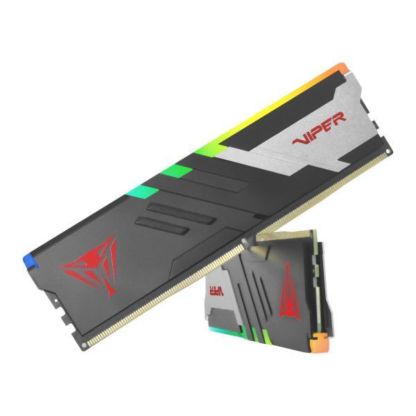 Patriot Patriot PVVR564G600C30K Viper Venom RGB DIMM Double Kit, 64 Go, DDR5, 6000MTS, CL30