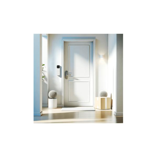 WOX WOX R4331 Video Doorbell à l'intérieur, FHD, 3MP, 1 2,8 CMOS, IP65, Wi-Fi 802.11 B G, blanc