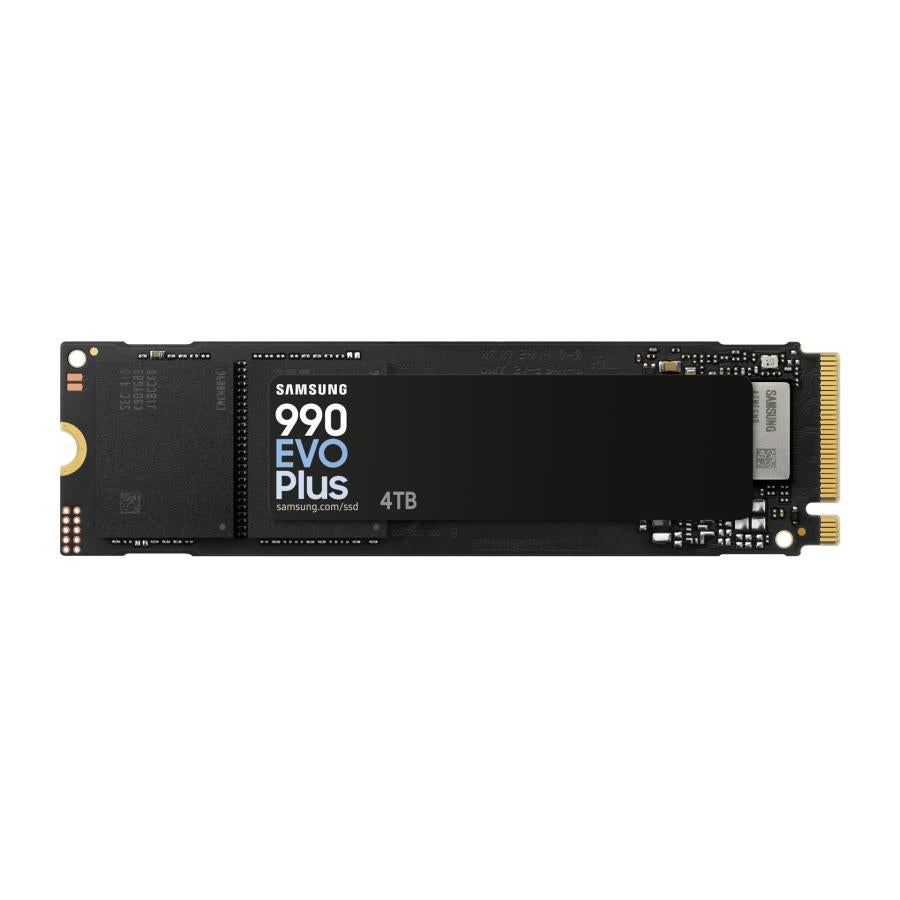 Samsung MZ-V9S4T0BW MZ-V9S4T0 EVO 990 Plus SSD, 4 TB, M.2, PCIe 4.0, 7150 MB S, 1350000 IOPS, noir