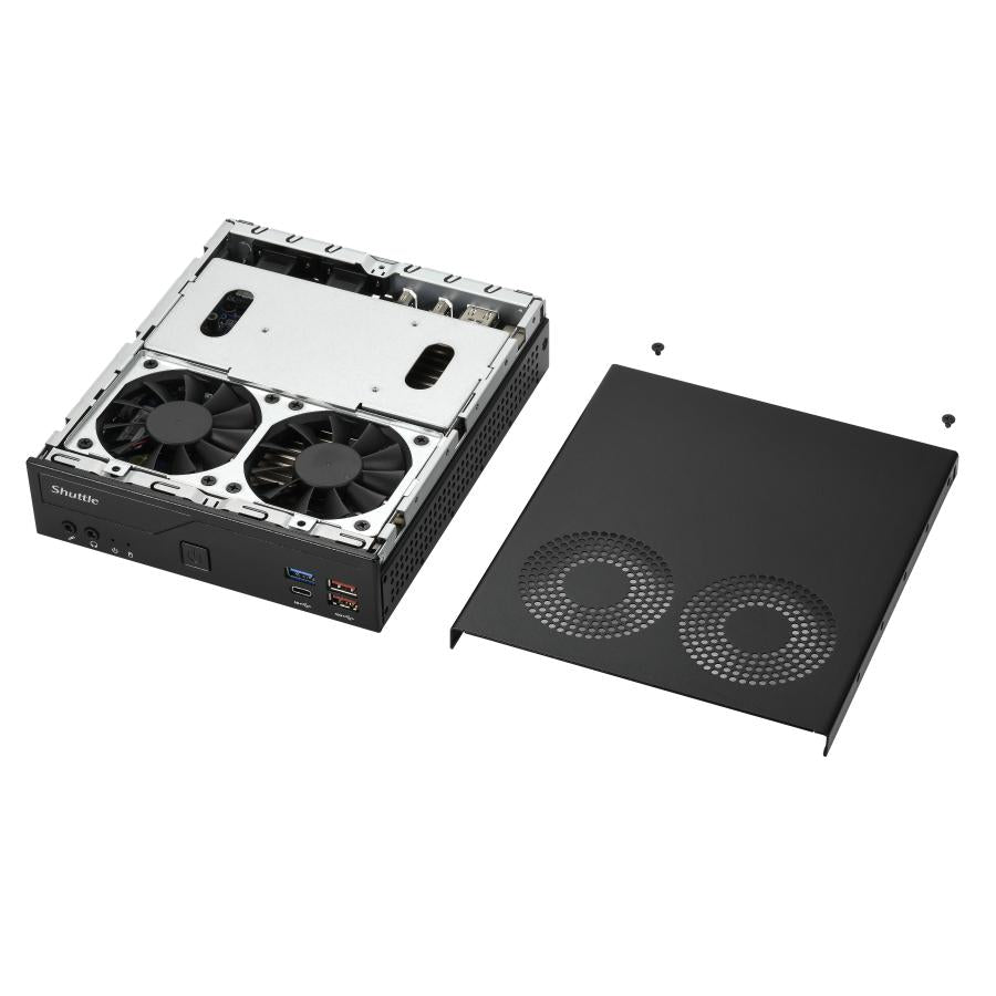 Navette navette DH770 Mini PC Barebone, 1,35L, LGA 1700, Intel H770, DDR5-Sdram, 2x 2,5g LAN, 2x M.2, 24 7