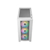 Cooler Master E301-WGNN-S00 Elite 301 White Argb, ATX, fenêtre, USB 3.2 Gen 1 Type-C, 3x 120 mm Argb