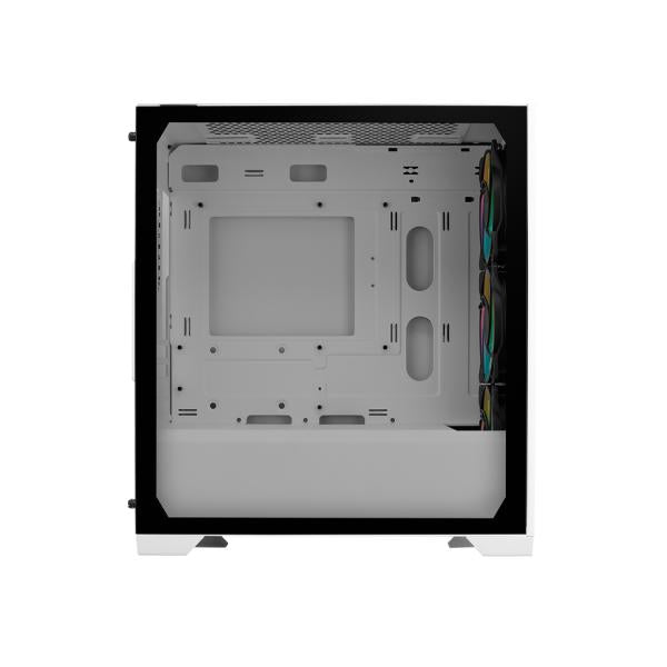 Cooler Master E301-WGNN-S00 Elite 301 White Argb, ATX, fenêtre, USB 3.2 Gen 1 Type-C, 3x 120 mm Argb