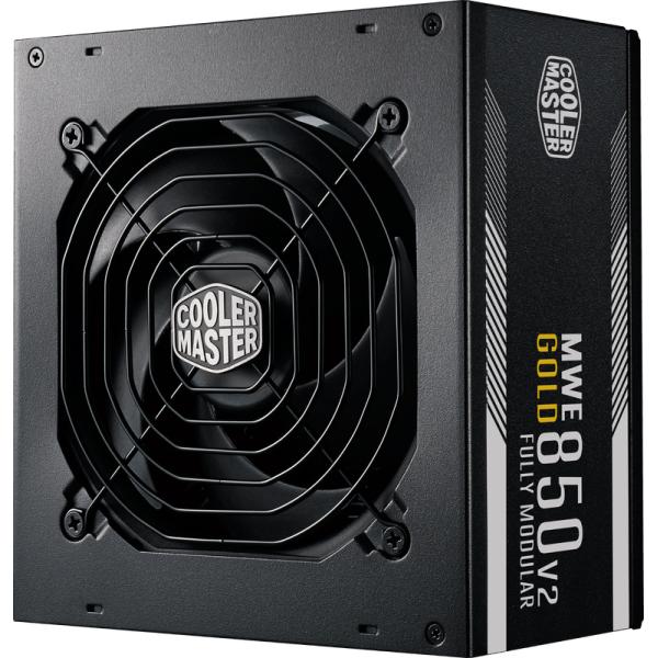 Cooler Master MPE-8501-AADEU MWE GOLD 850 V2 ATX3.1 Black, 850W, 90% @TYP, 120 mm, 4x PCIe 6 + 2
