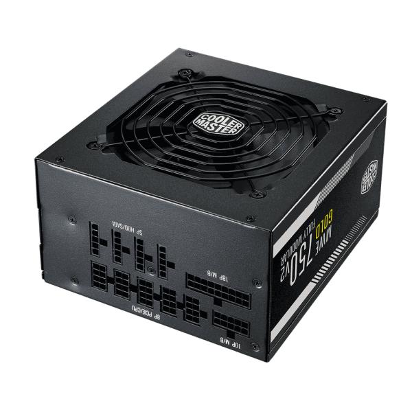 Cooler Master MPE-7501-AADEU MWE GOLD 750 V2 ATX3.1, 750W, 90% @typical, entièrement modulaire, 120 mm