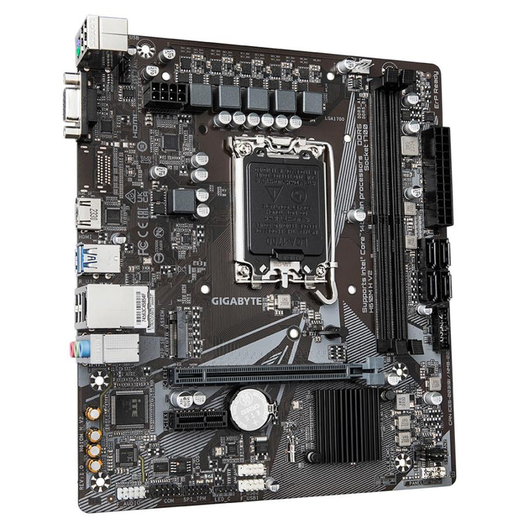 Gigabyte Gigabyte H610M H V2 H610M H V2, MATX, Intel LGA1700, DDR5 5600MHz, M.2, GBE LAN, USB 3.2