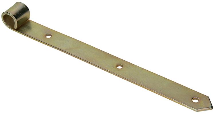 1013232 - charnière à trappe simple plaquée jaune 30 cm dia 18 mm | 6 pièces