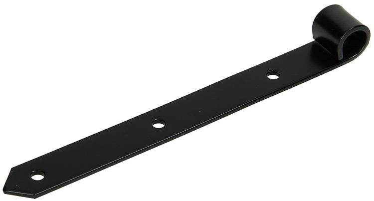 1013236 - charnière volet simple noir 25 cm dia 18 mm | 6 pièces