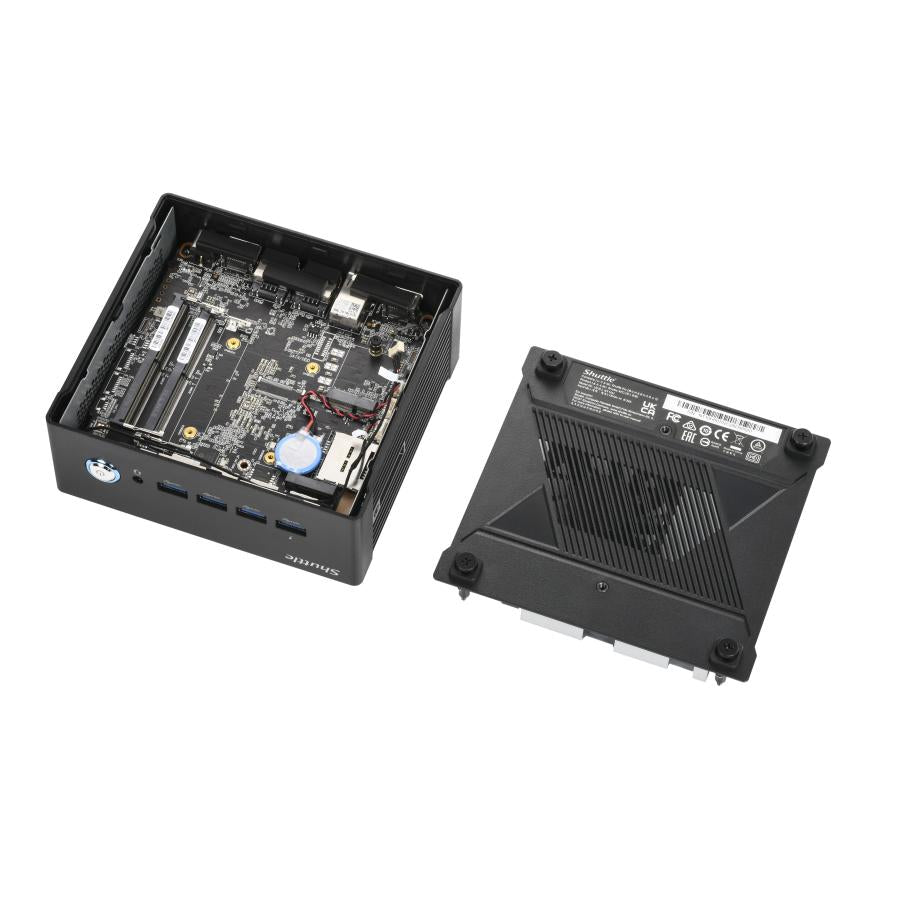 Navette Na10H7 Nano PC NA10H7, AMD Ryzen ™ 7-8845HS APU, RADON780M, 2XHDMI, 2XUSB-C 4.0 (DP) 2x2.