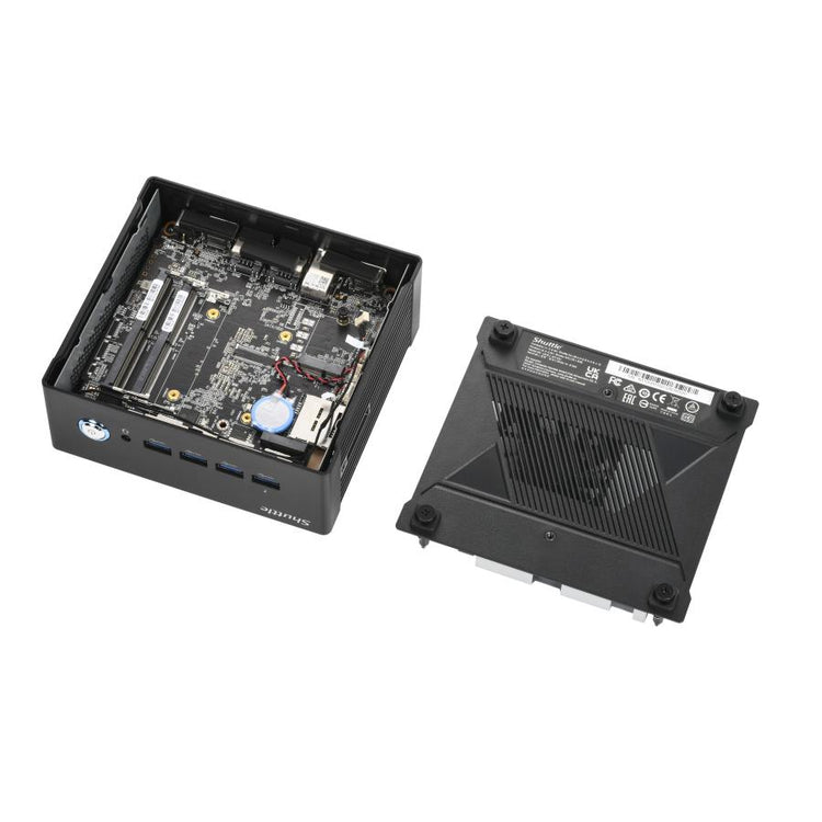 Navette Na10H7 Nano PC NA10H7, AMD Ryzen ™ 7-8845HS APU, RADON780M, 2XHDMI, 2XUSB-C 4.0 (DP) 2x2.