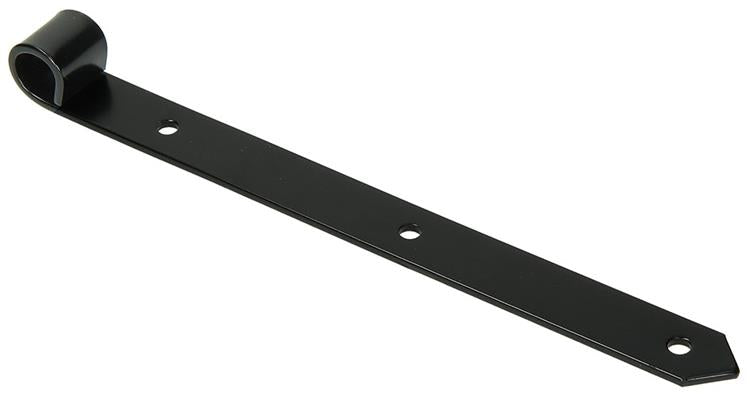 1013237 - charnière volet simple noir 30 cm dia 18 mm | 6 pièces