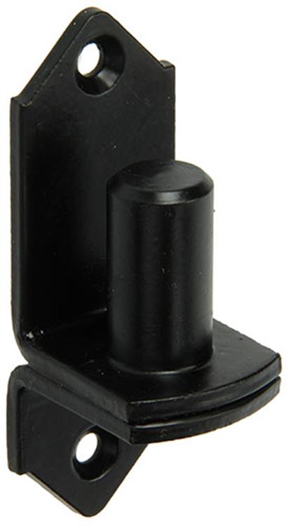 1013243 - fixation crochet de trappe noir dia 18 mm | 10 pièces