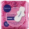 Sence serviettes hygiéniques normal plus ultra fines 12 pièces