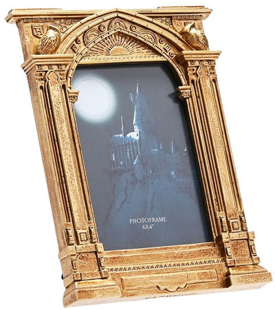 Objets décoratifs unisexes du portail de Poudlard Harry Potter - couleur or - standard