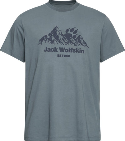 Jack wolfskin carefree t m chemise d'extérieur pour hommes-gris odessa