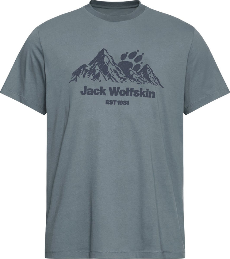Jack wolfskin carefree t m chemise d'extérieur pour hommes-gris odessa
