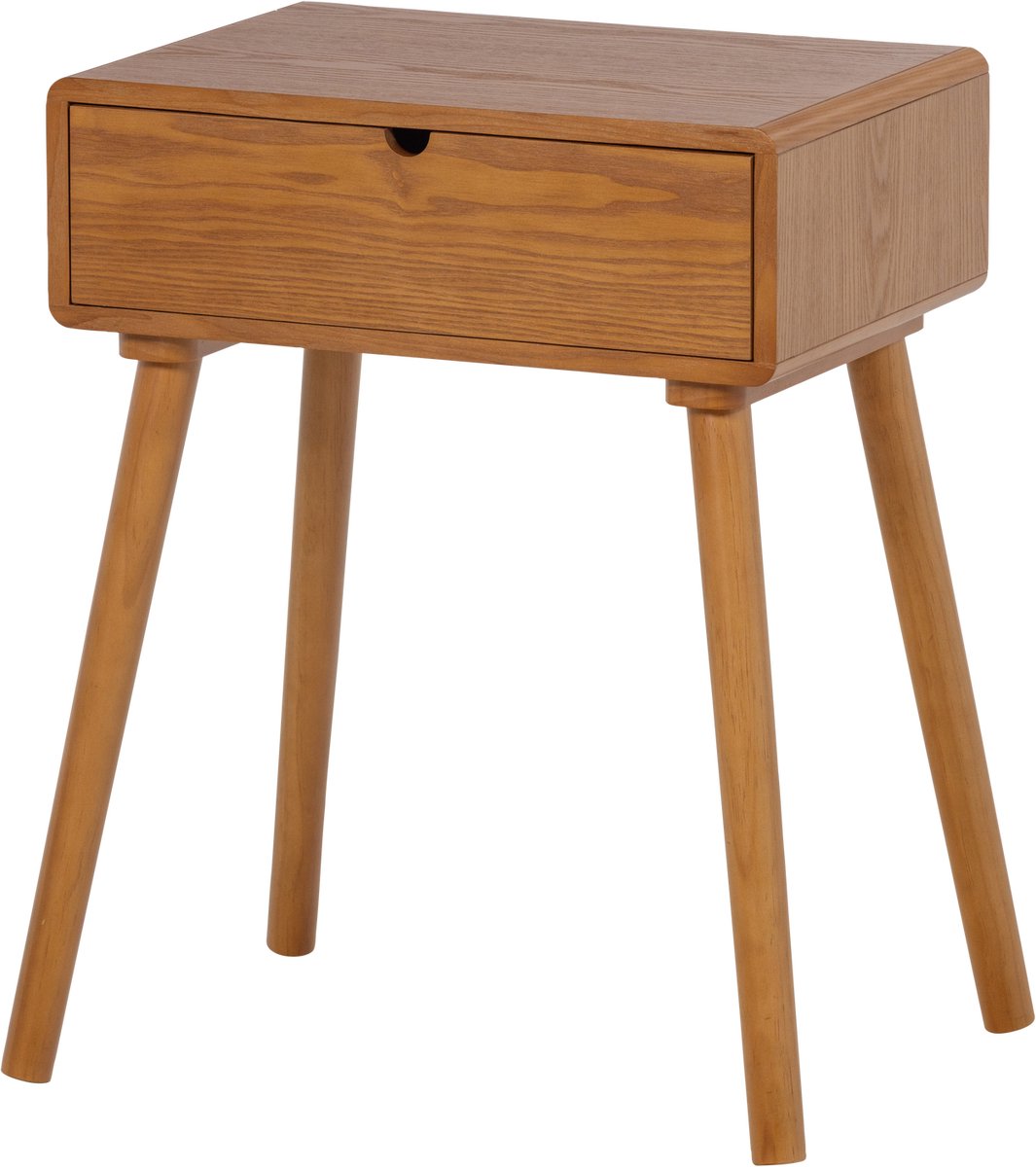 Table de chevet Woood nelo - bois - marron - 54x36x30
