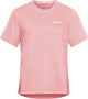 Jack wolfskin vonnan graphique t w chemise d'extérieur pour femme-rosegarden