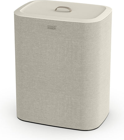 Joseph joseph panier à linge tota - 2 compartiments - tri du linge - 90 litres - écru