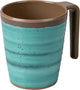 Bo-camp - mug - halo - l - mélamine - 4 pièces - aqua