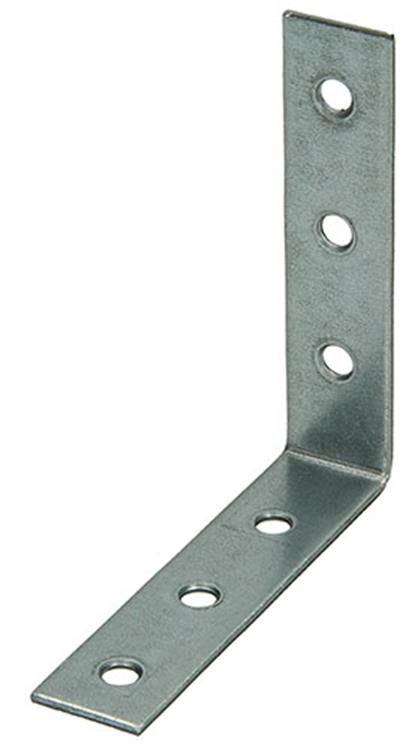 1014301 - 8 carrés pliés galvanisés 85x85x20mm | 10 pièces