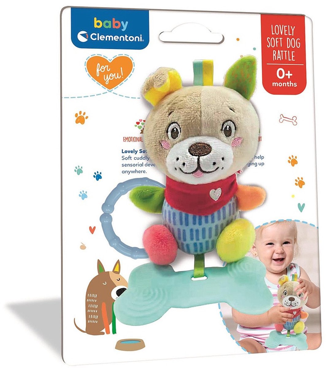 Clementoni Baby Pluchen Plean Dog