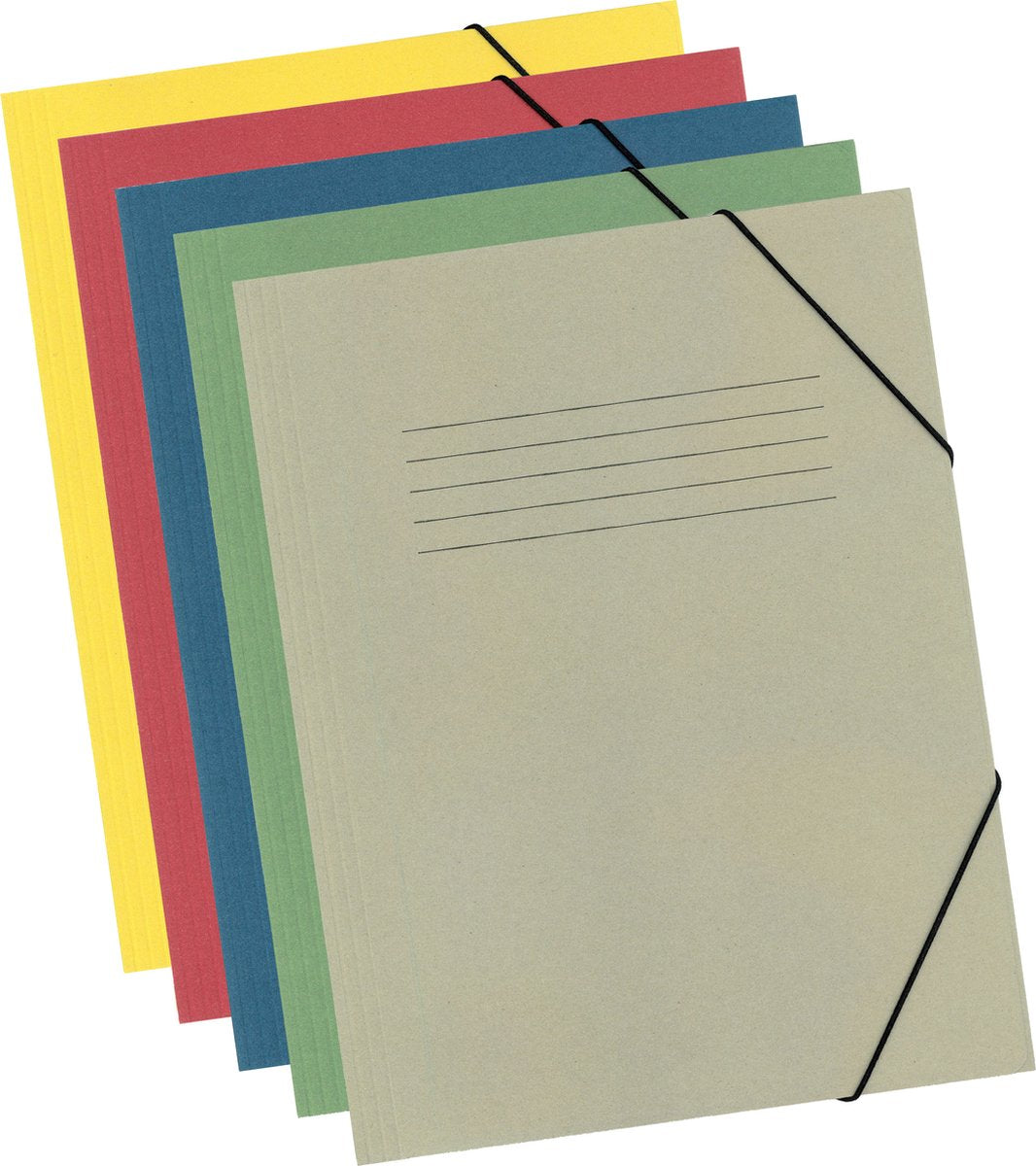 Dossier élasto Kangaro - a4 - 300 grammes - 5 pièces - assortis - k-2076-99