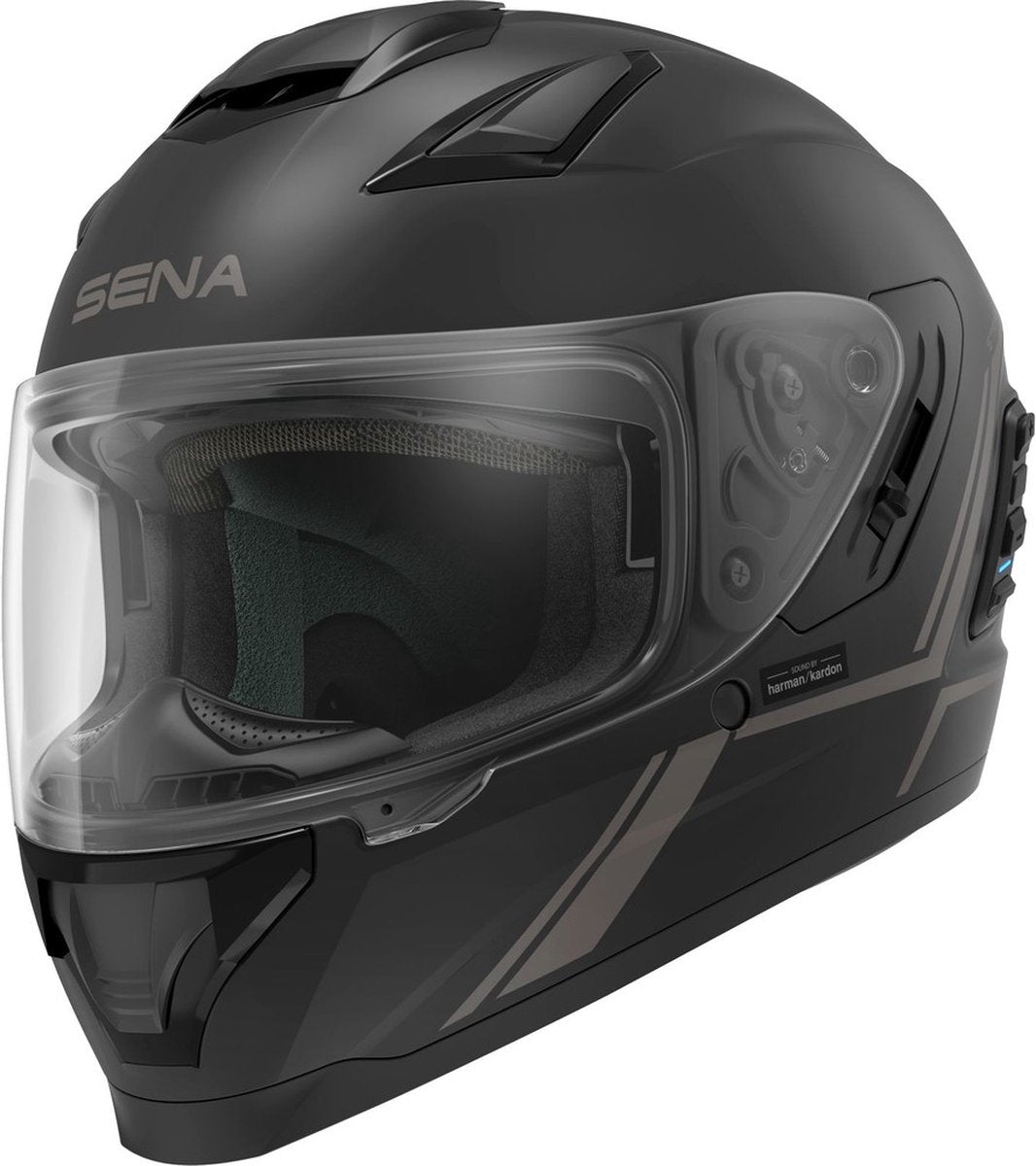 Casque Sena Stryker noir mat xl - taille xl - casque