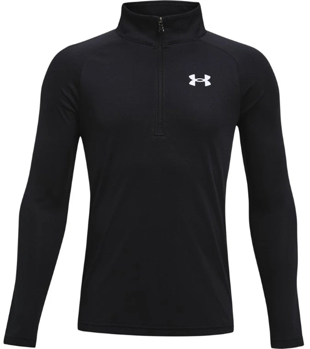 Under armour ua tech 2.0 1 - 2 zip maillot de sport unisexe - noir - blanc