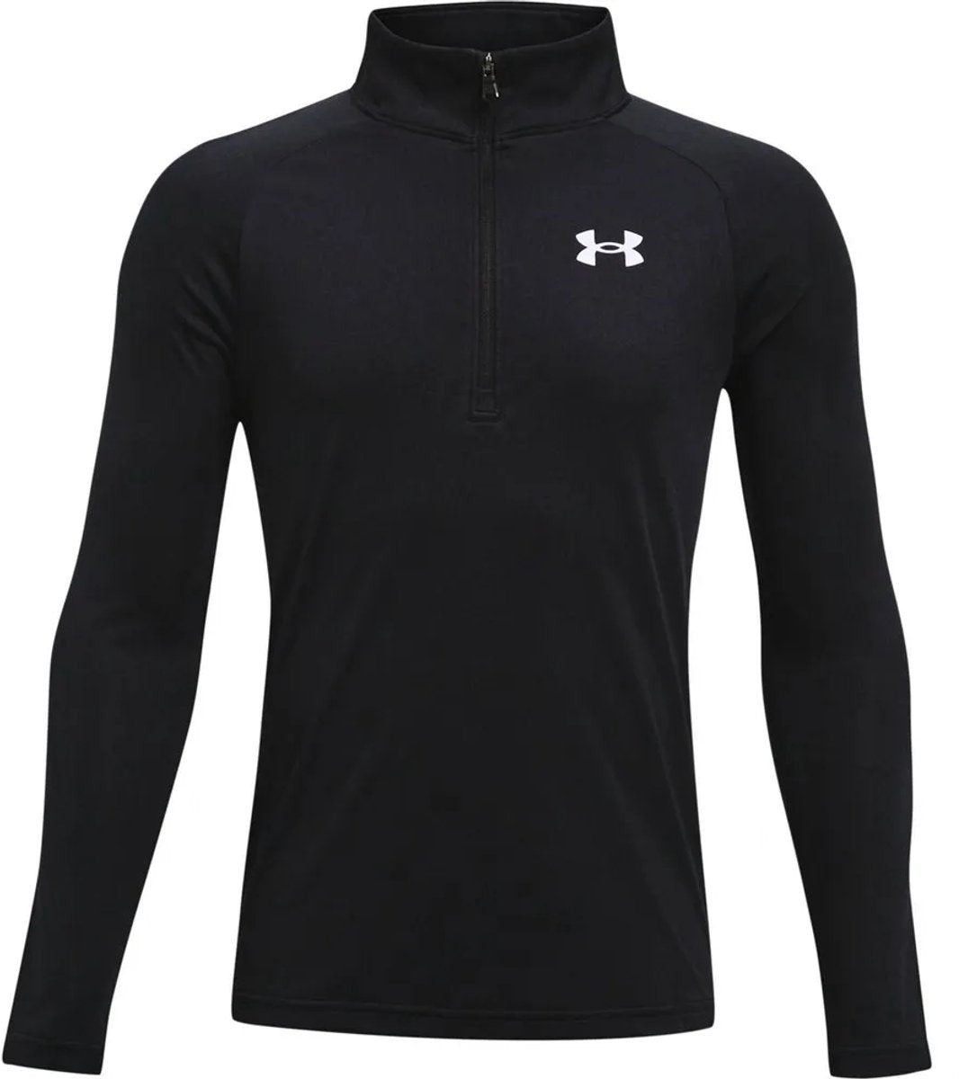 Under armour ua tech 2.0 1 - 2 zip maillot de sport unisexe - noir - blanc