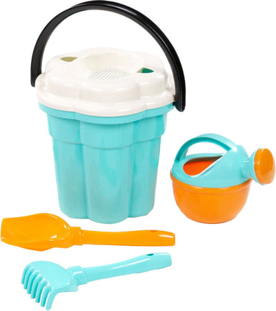 Toys Cavallino Toys Cavallino XL Classic Bucket avec arrosage peut bleu, 4dlg.