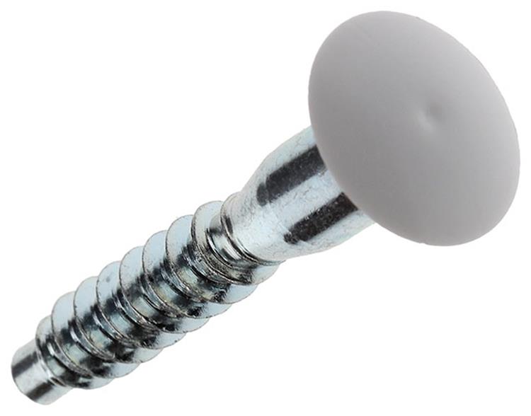 Mack 1013704 - 12 vis unitaires avec capuchon blanc m 6,3 x 40 mm | 10 pièces