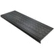 Tapis d'escalier floordirekt pp caoutchouc noir