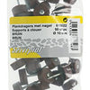 Mack 1013741 - 50 équerres d'étagère + clou marron ø 10 mm | 10 pièces