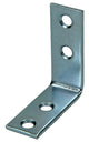 1013756 - 20 carrés pliés galvanisés 40x40x15mm | 10 pièces