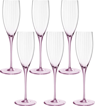 Verre à champagne Leonardo poesia 250 ml rosé - set 6