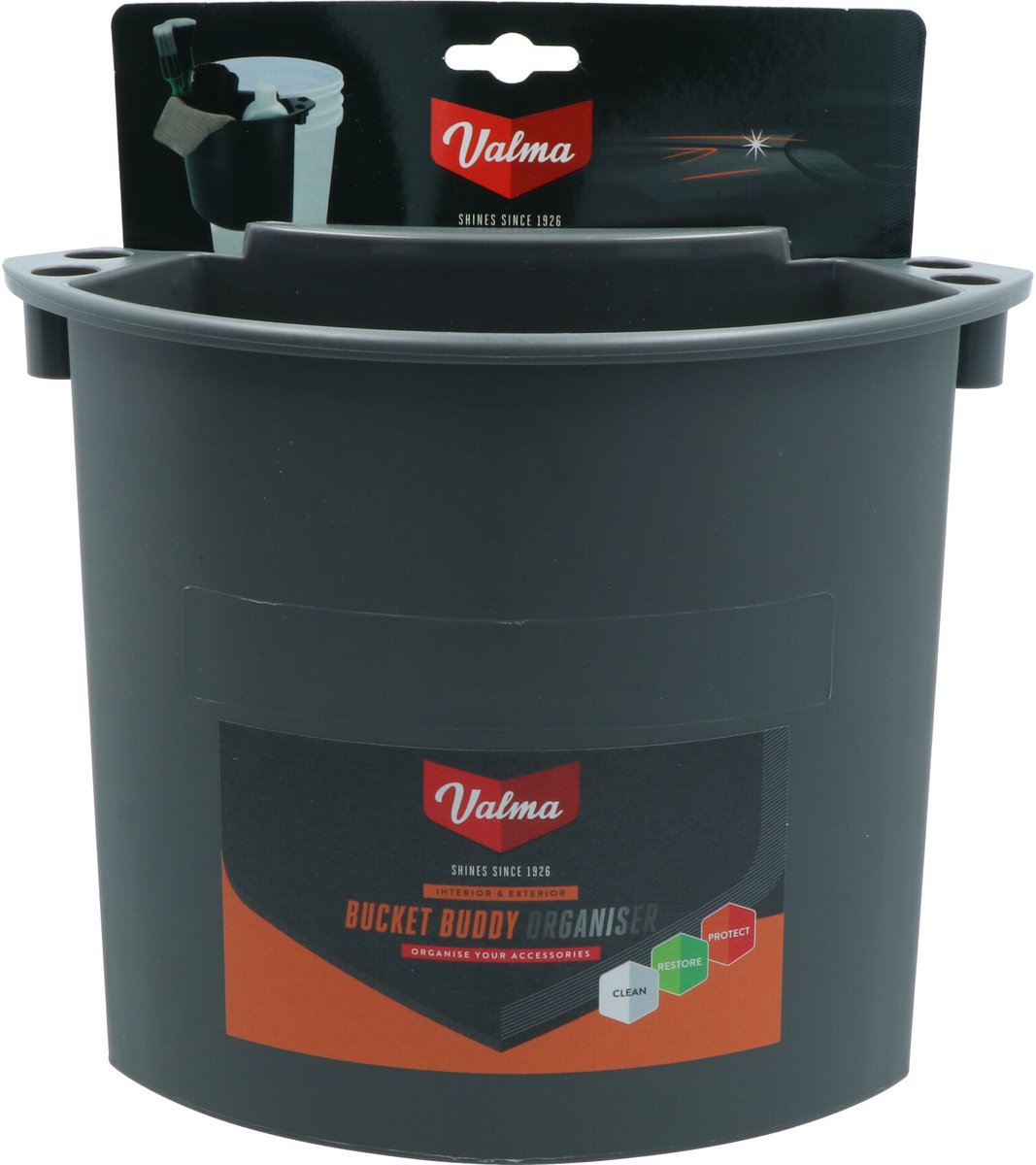 Valma Bucket Buddy Organizer - bac de rangement pour un seau - pour les produits de nettoyage - pour le lavage de voiture - tout est clairement organisé