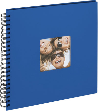 Walther sa-110-z - album à spirales - format 30 x 30 cm - bleu roi