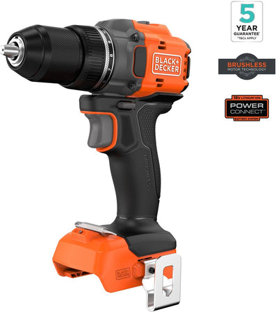 Perceuse-visseuse sans balais Black+decker 18v (sans batterie ni chargeur) - bld782n-xj
