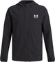 Under Armour UA Vibe tissé coupe-vent-BLK veste de sport pour garçons - noir - blanc