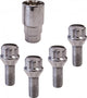 Boulons de roue antivol Carpoint - coniques - 4 pièces - m12 x 1,5 x 26 mm - protège les jantes - solides et sûrs