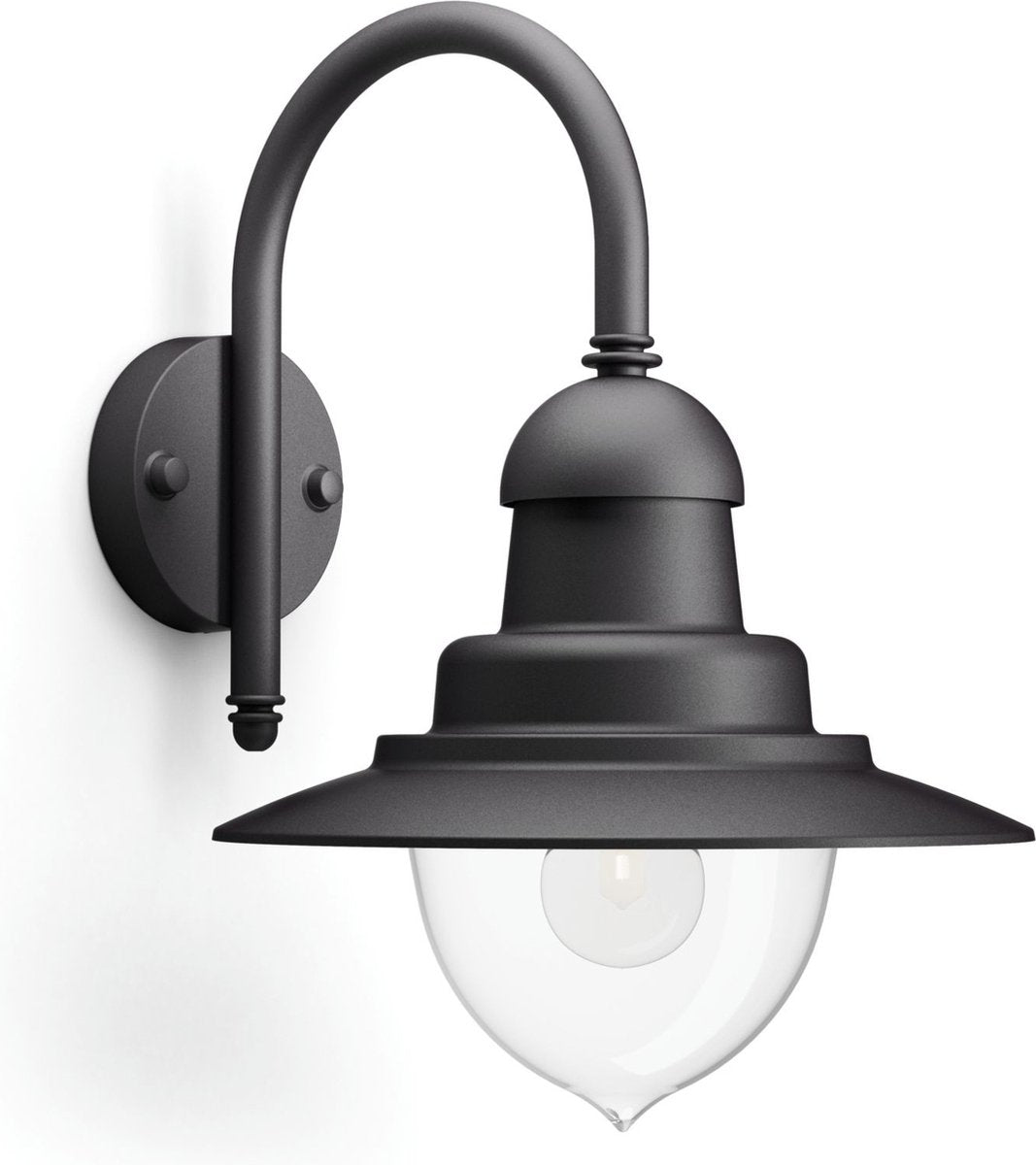 Applique d'extérieur Philips LED Philips Raindrop - 1 lumière - noir