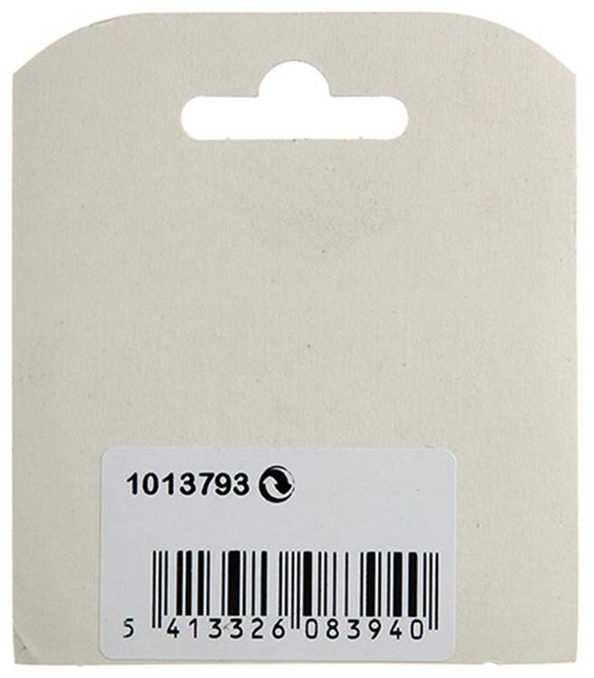 Mack 1013793 - 4 carrés plissés peints en blanc 30x30mm | 10 pièces