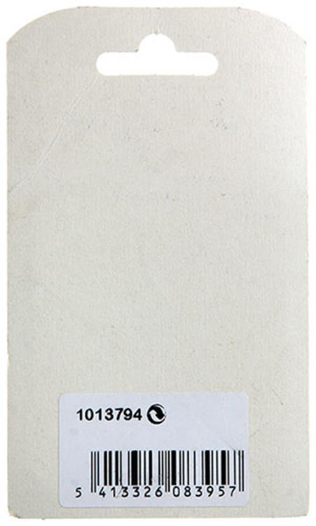Mack 1013794 - 4 carrés plissés peints en blanc 40x40mm | 10 pièces